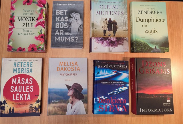 Lasītākās grāmatas Sarkaņu bibliotēkā (Biksēre) 2025. gadā